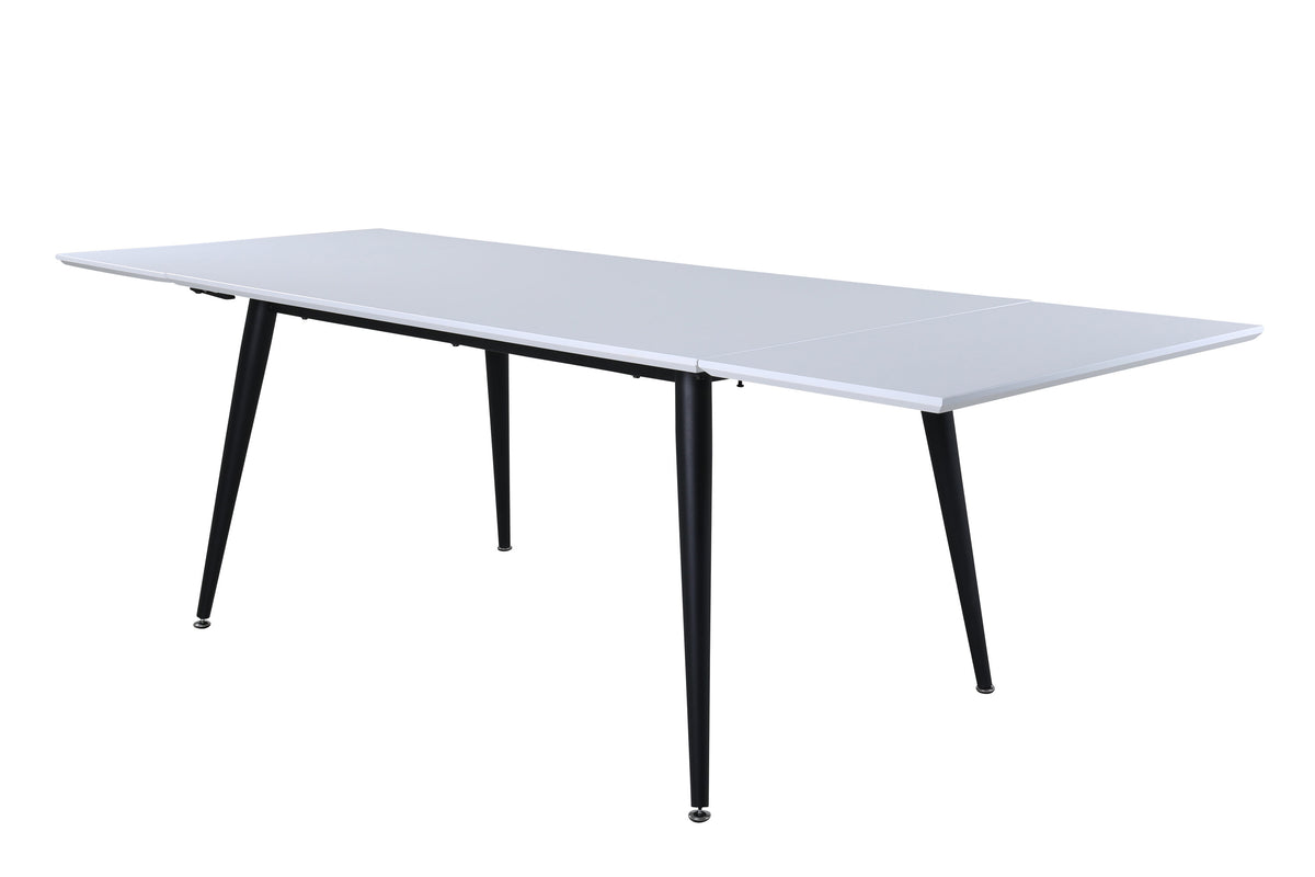 Jimmy spisebord - 150 × 90 cm - sort, hvid - billede 10