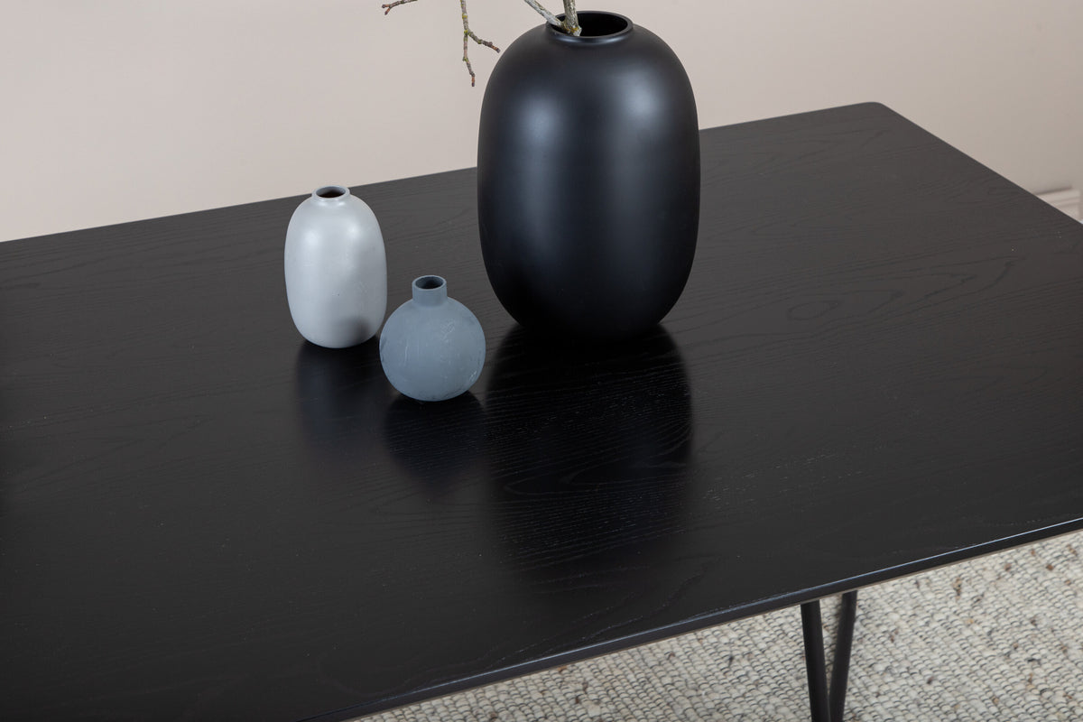 Petra spisebord - 190 × 90 cm - sort - billede 13