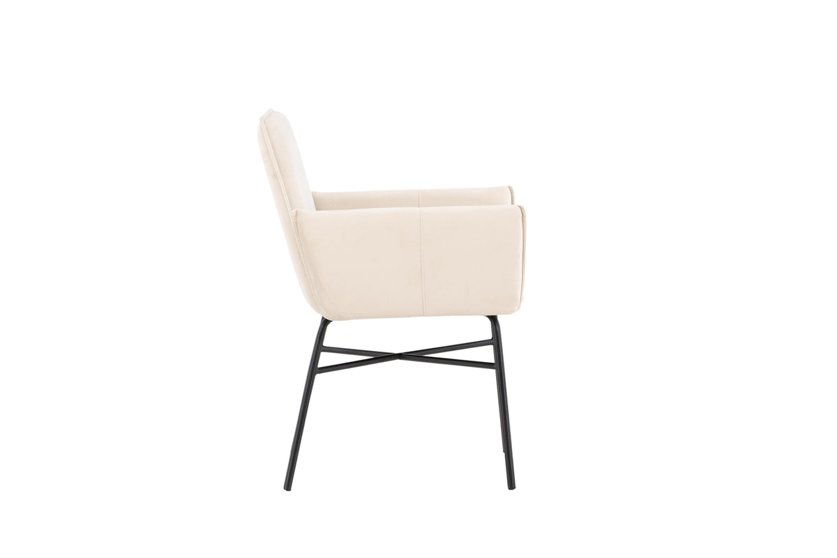 Petra spisebordsstol - beige, sort - billede 10