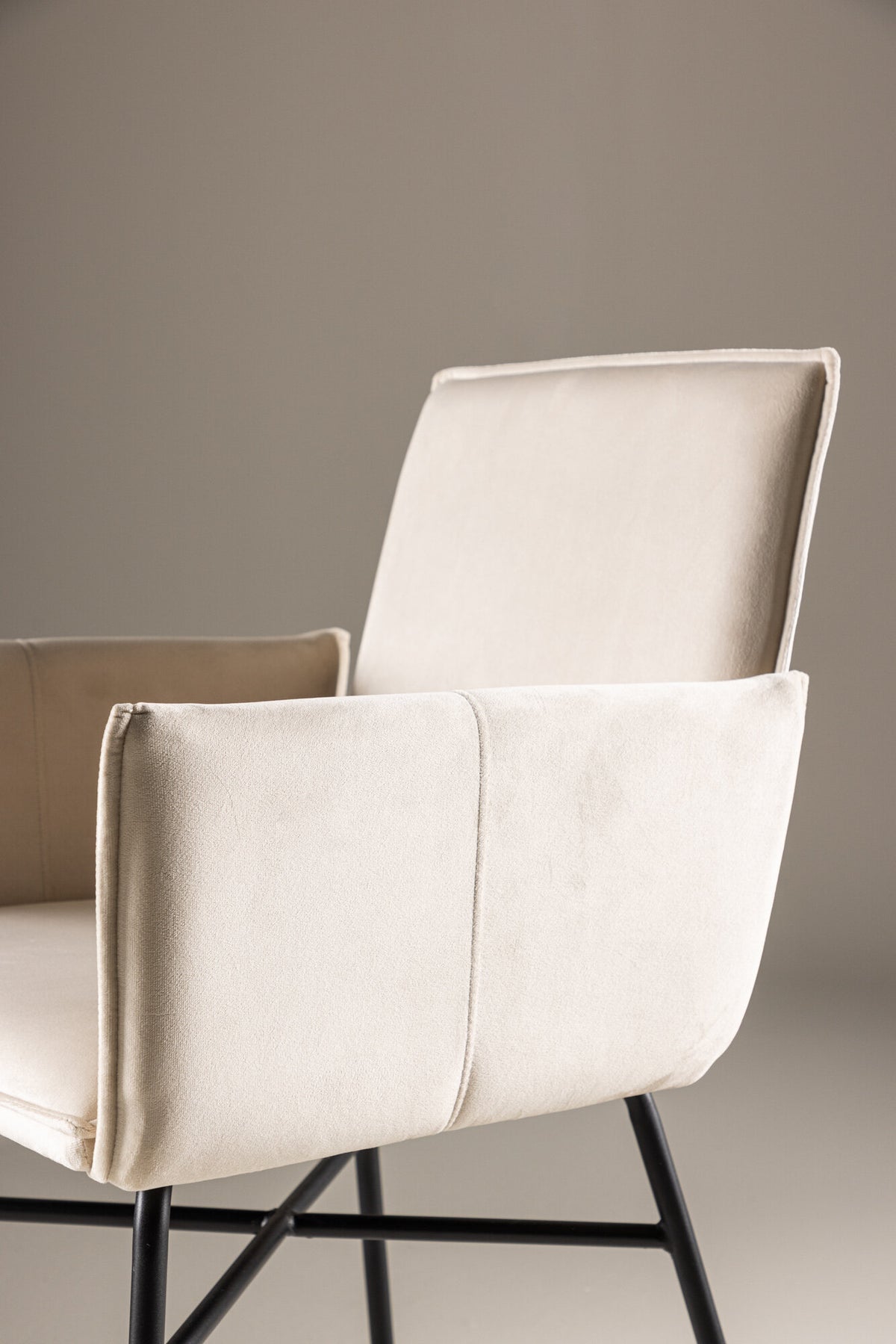 Petra spisebordsstol - beige, sort - billede 18