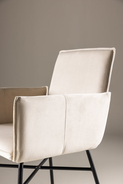 Petra spisebordsstol - beige, sort - billede 18