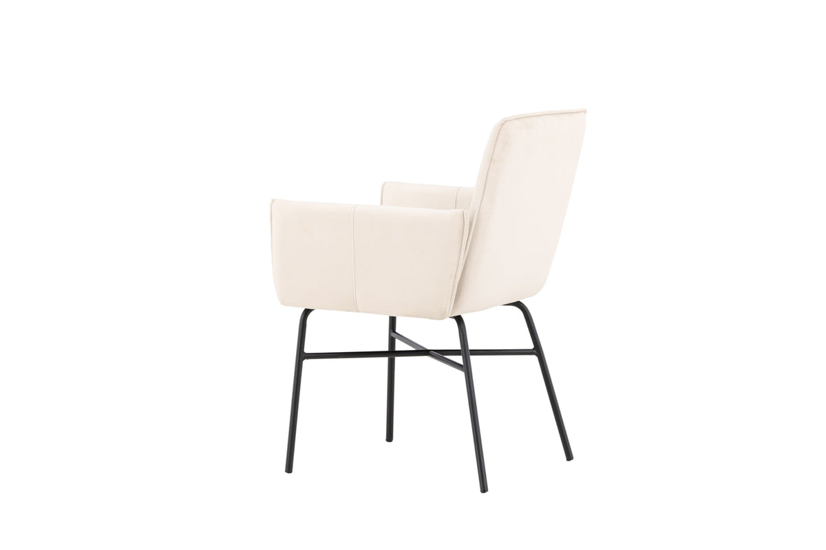 Petra spisebordsstol - beige, sort - billede 5