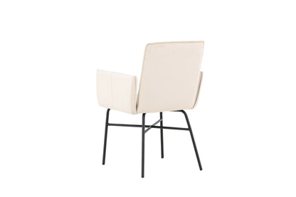 Petra spisebordsstol - beige, sort - billede 6