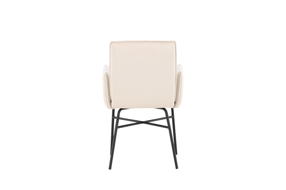 Petra spisebordsstol - beige, sort - billede 7