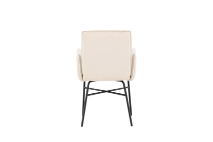 Petra spisebordsstol - beige, sort - billede 7