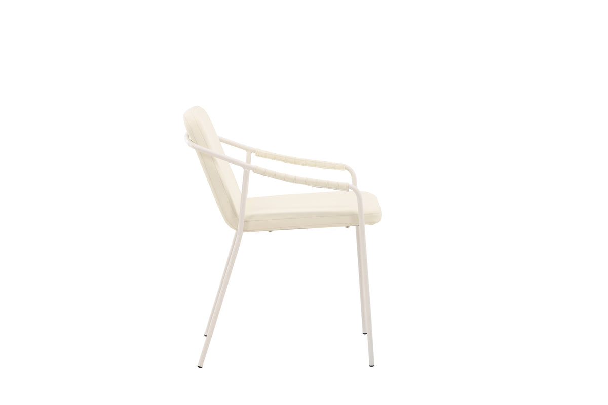 Tvist spisebordsstole - beige - 2 stk. - billede 11