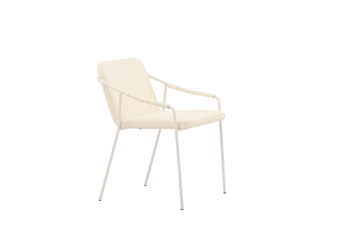 Tvist spisebordsstole - beige - 2 stk. - billede 12