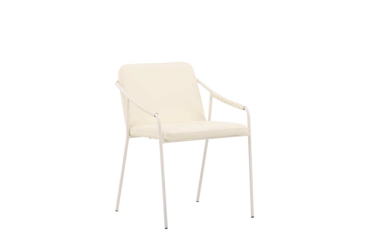 Tvist spisebordsstole - beige - 2 stk. - billede 13