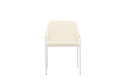 Tvist spisebordsstole - beige - 2 stk. - billede 2