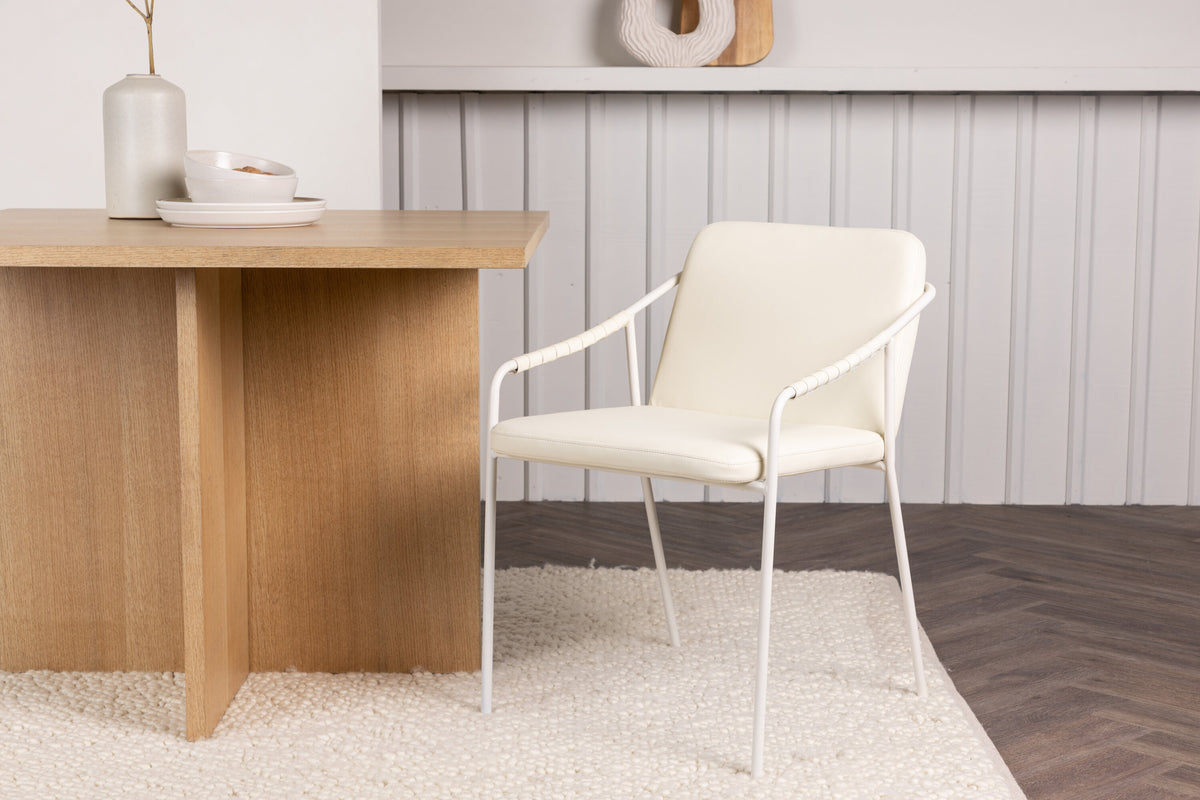 Tvist spisebordsstole - beige - 2 stk. - billede 14
