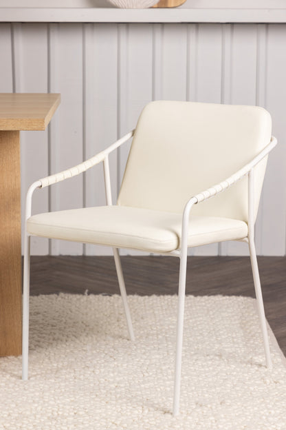 Tvist spisebordsstole - beige - 2 stk. - billede 18