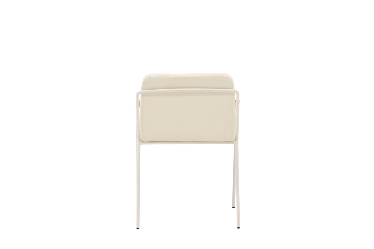 Tvist spisebordsstole - beige - 2 stk. - billede 8