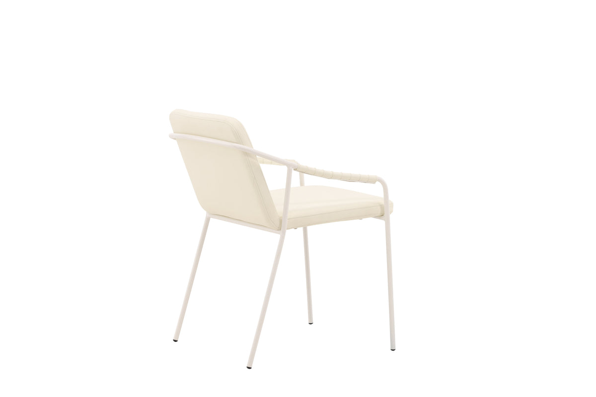 Tvist spisebordsstole - beige - 2 stk. - billede 10
