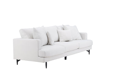 Sofia 3-personers sofa - beige, sort - billede 11