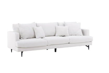 Sofia 3-personers sofa - beige, sort - billede 12