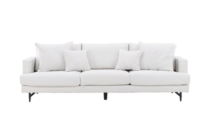 Sofia 3-personers sofa - beige, sort - billede 1
