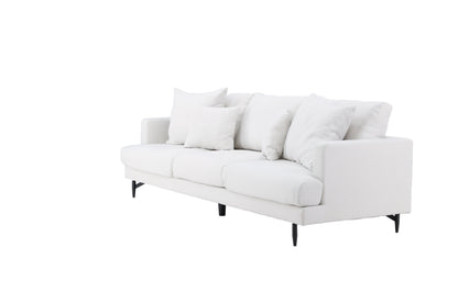 Sofia 3-personers sofa - beige, sort - billede 3