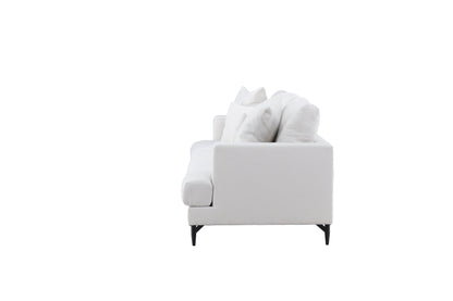 Sofia 3-personers sofa - beige, sort - billede 4