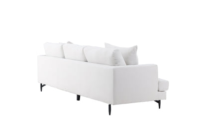 Sofia 3-personers sofa - beige, sort - billede 9