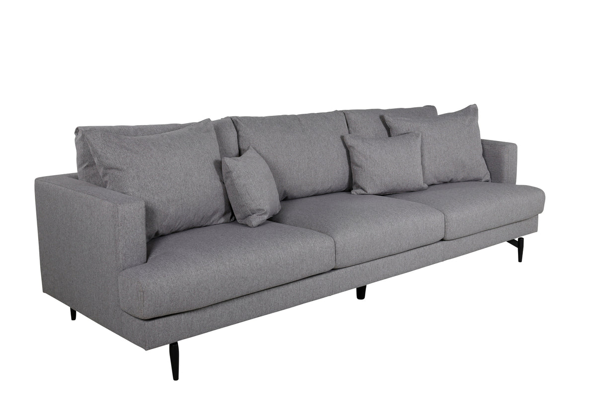 Sofia 3-Pers Sofa Grå