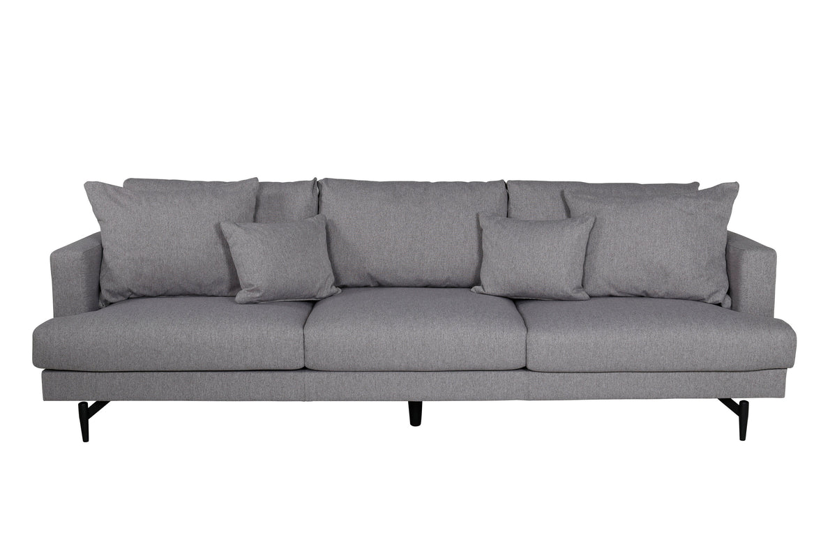 Sofia 3-personers sofa - sort, grå - billede 1