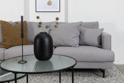 Sofia 3-personers sofa - sort, grå - billede 12