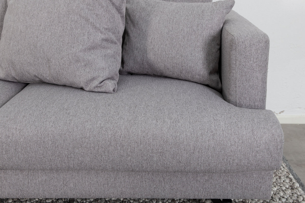 Sofia 3-personers sofa - sort, grå - billede 13