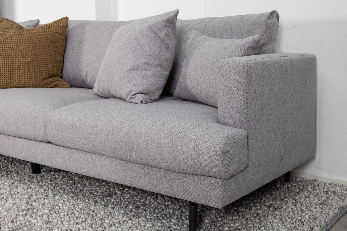 Sofia 3-personers sofa - sort, grå - billede 14