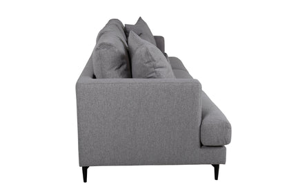 Sofia 3-personers sofa - sort, grå - billede 3
