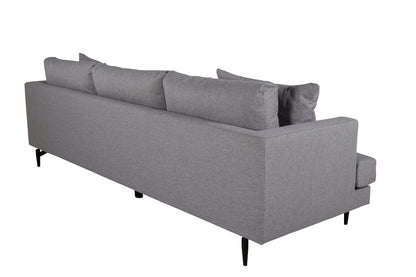 Sofia 3-personers sofa - sort, grå - billede 4