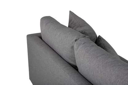 Sofia 3-personers sofa - sort, grå - billede 5