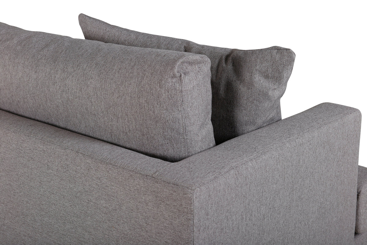 Sofia 3-personers sofa - sort, grå - billede 6