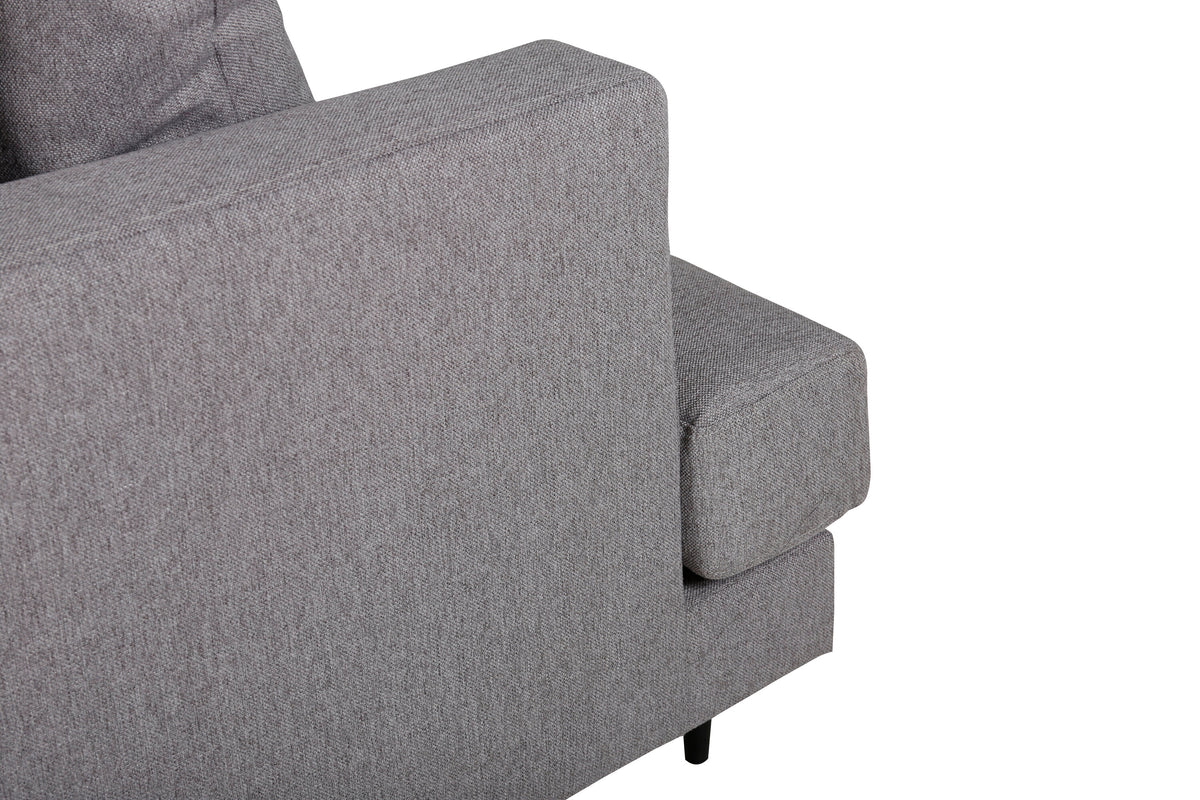 Sofia 3-personers sofa - sort, grå - billede 7