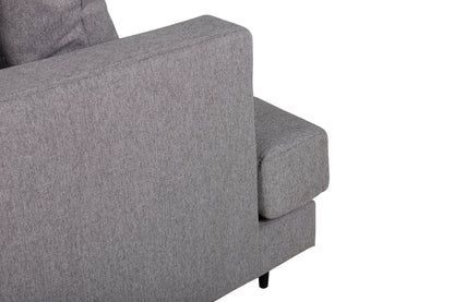 Sofia 3-personers sofa - sort, grå - billede 7