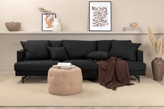 Sofia 3-Pers Sofa Sort