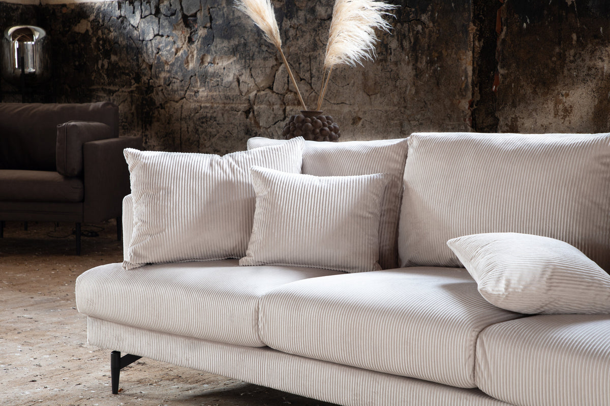 Sofia 3-personers sofa - beige, sort - billede 15