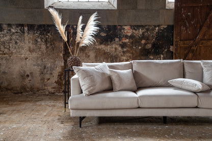 Sofia 3-personers sofa - beige, sort - billede 16