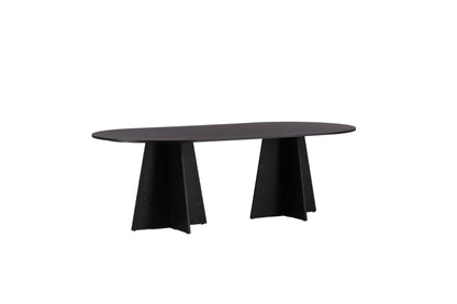 Bootcut ovalt spisebord - 230 × 115 cm - sort - billede 19