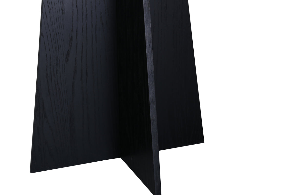 Bootcut rundt spisebord - Ø110 cm - sort - billede 10