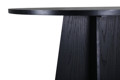 Bootcut rundt spisebord - Ø110 cm - sort - billede 12