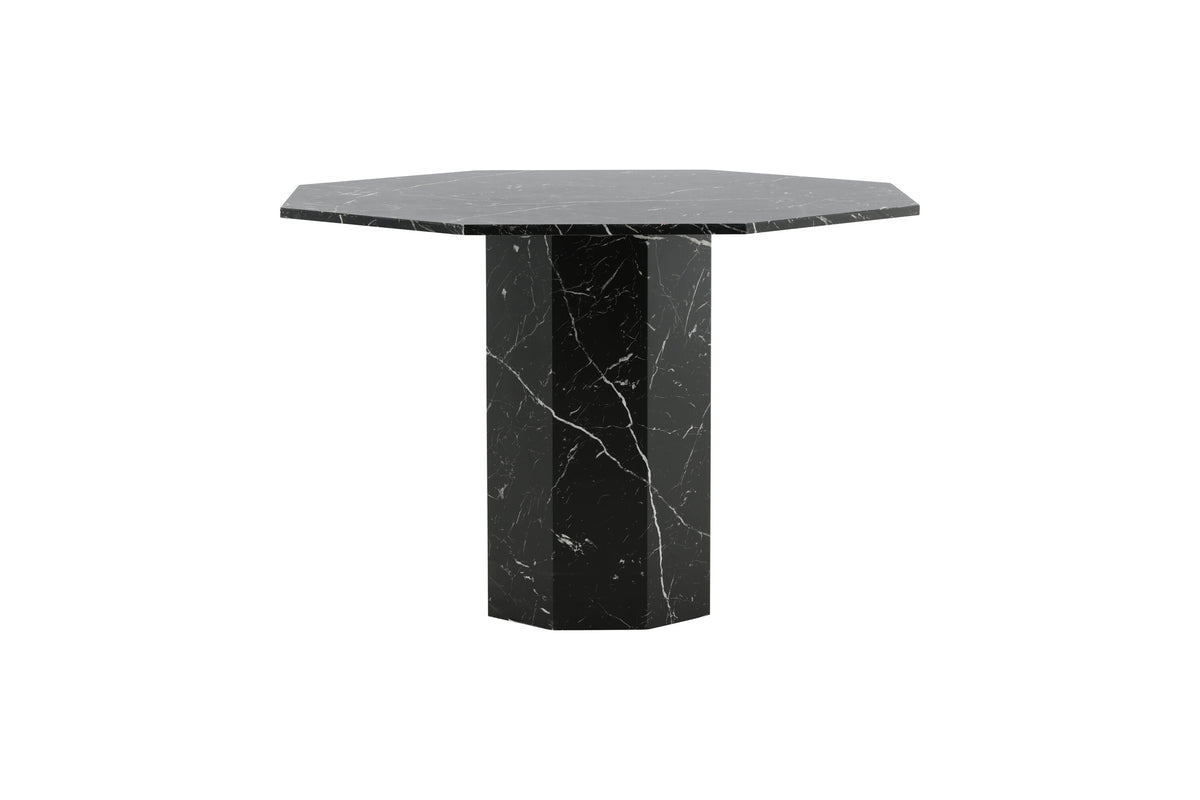 Marbs rundt spisebord - Ø110 cm - sort - billede 1