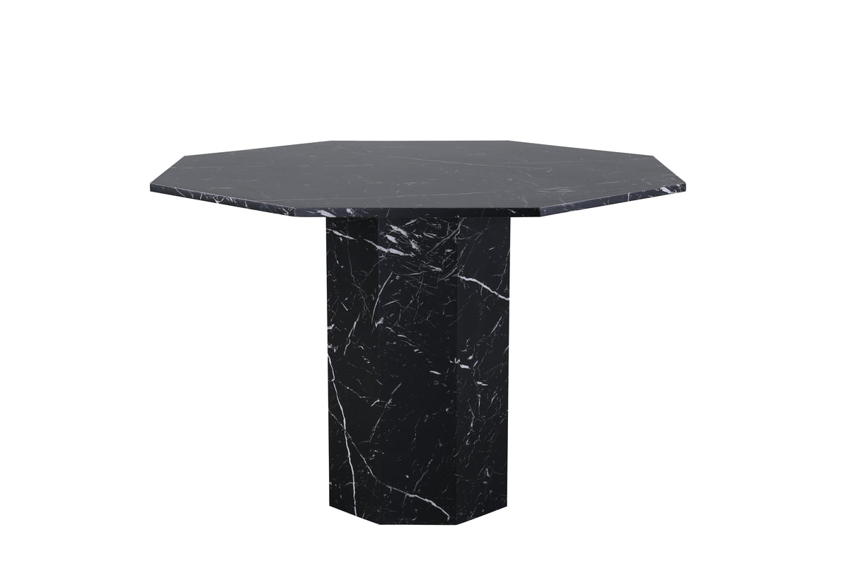 Marbs rundt spisebord - Ø110 cm - sort - billede 2