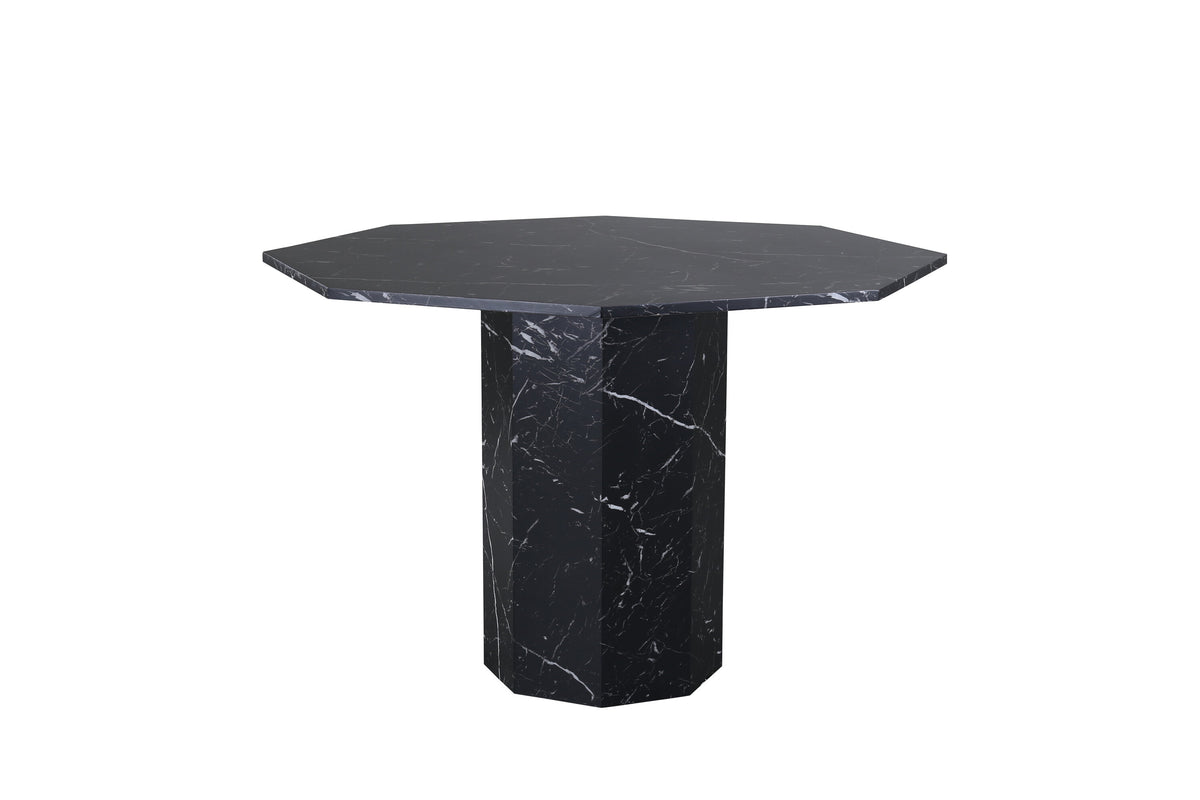 Marbs rundt spisebord - Ø110 cm - sort - billede 3