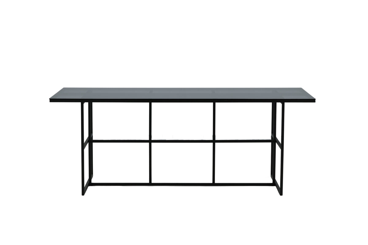 Leif spisebord - 200 × 90 cm - sort - billede 1