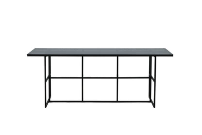 Leif spisebord - 200 × 90 cm - sort - billede 1
