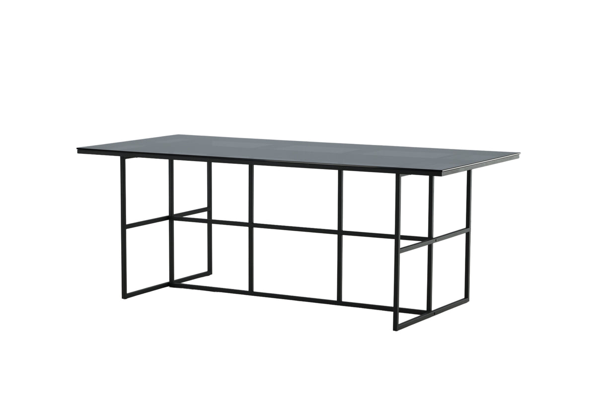 Leif spisebord - 200 × 90 cm - sort - billede 2