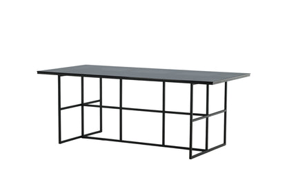 Leif spisebord - 200 × 90 cm - sort - billede 2