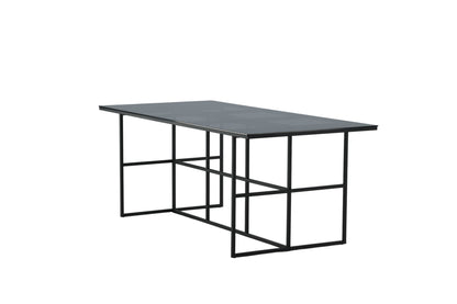 Leif spisebord - 200 × 90 cm - sort - billede 3