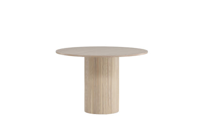 Bianca rundt spisebord - Ø110 cm - hvidpigmenteret, sort, hvid - billede 11