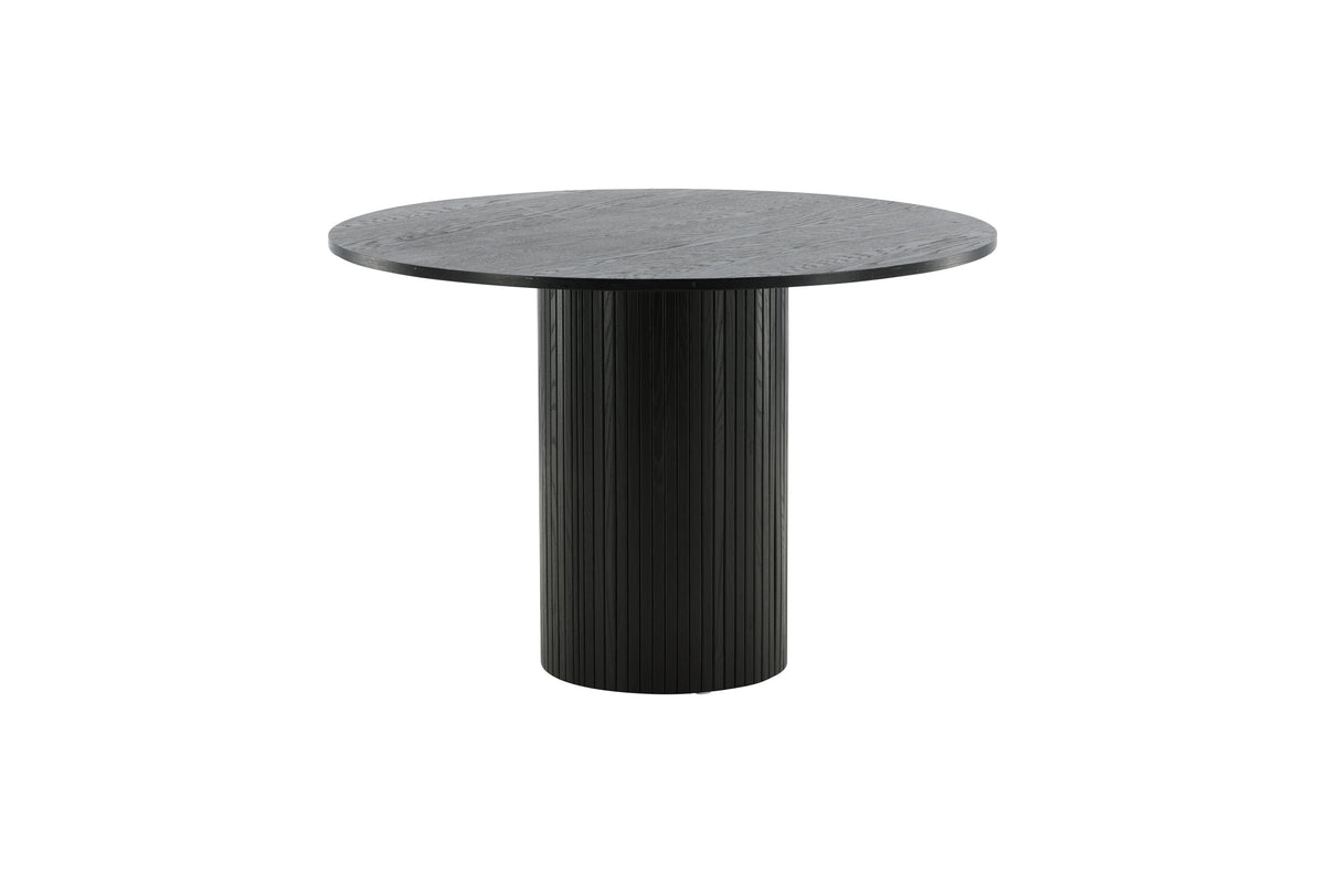 Bianca rundt spisebord - Ø110 cm - sort - billede 1